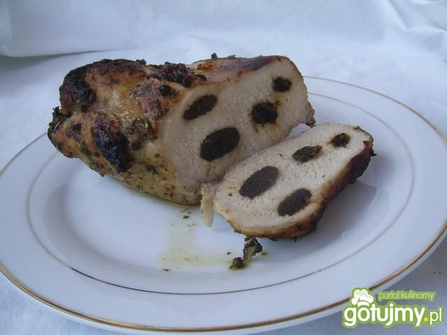 Schab z suszoną śliwką Schab z suszoną śliwką