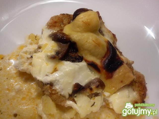 Schab zapiekany pod serową chmurką