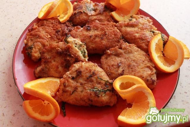 Schab zapiekany z serem i rukolą Schab zapiekany z serem i rukolą