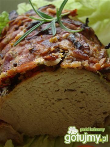 Schab zawijany w boczku