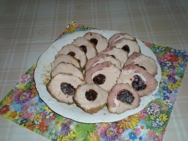 Schab ze śliwką Schab ze śliwką