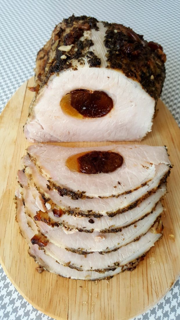 Schab ze śliwką i morelą w miodowej odsłonie