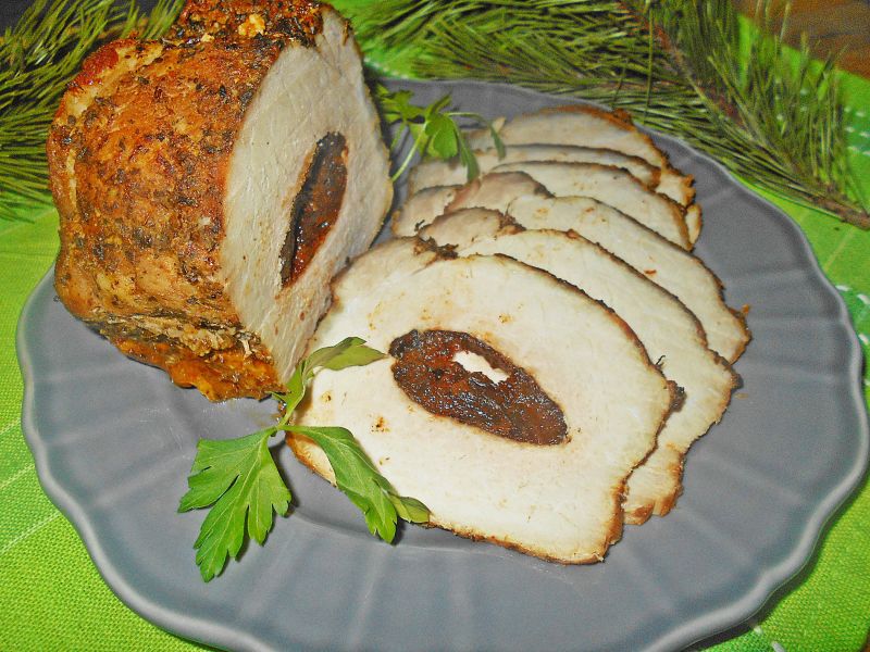 Schab ze śliwką na kanapki