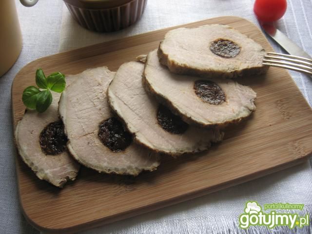 Schab ze śliwkami suszonymi