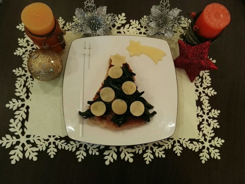 Schabowe kotlety-choinki ze szpinakowym farszem