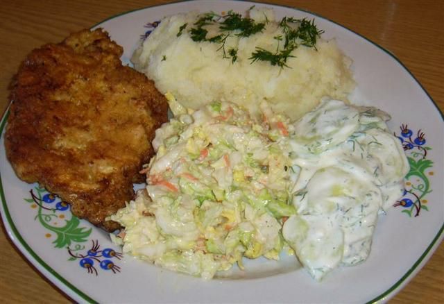 Schabowe kotlety w jajecznej koszulce