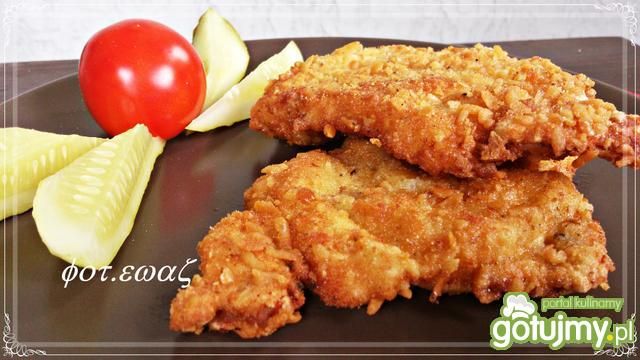 Schabowe panierowane w grissini 