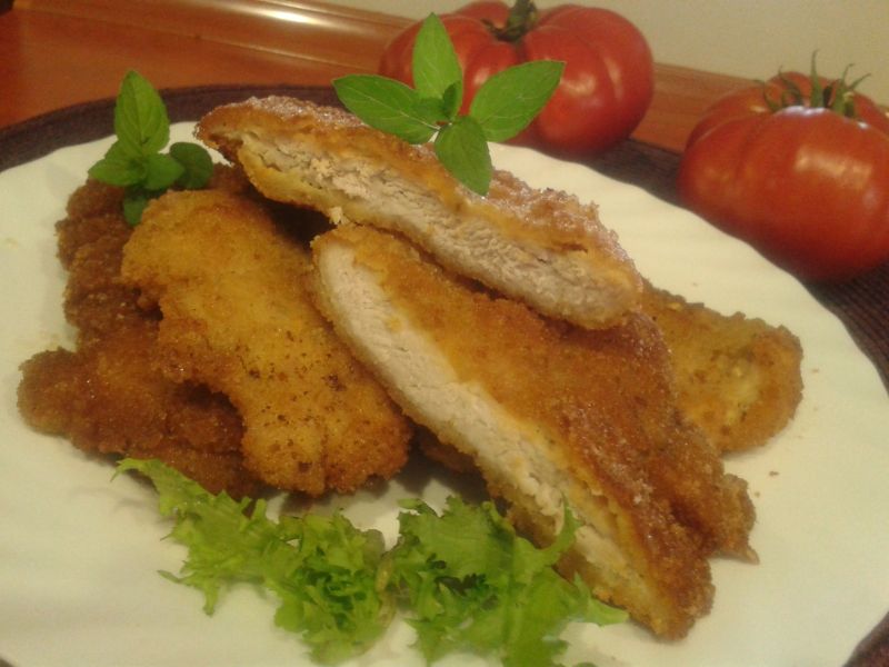 Schabowe podwójnie panierowane Schabowe podwójnie panierowane