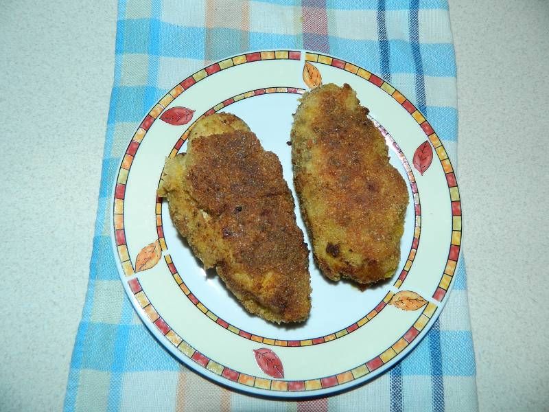 Schabowe roladki nadziane ryżem i porem Schabowe roladki nadziane ryżem i porem