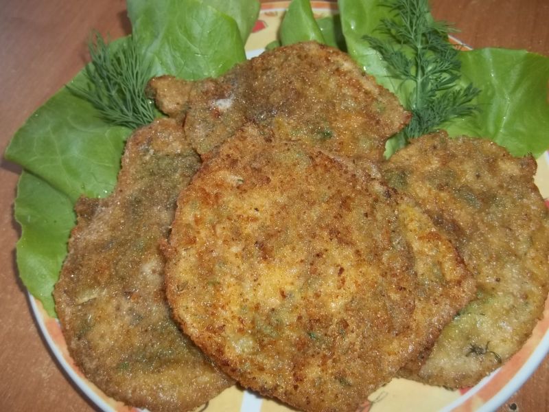 Schabowe w panierce koperkowej Schabowe w panierce koperkowej