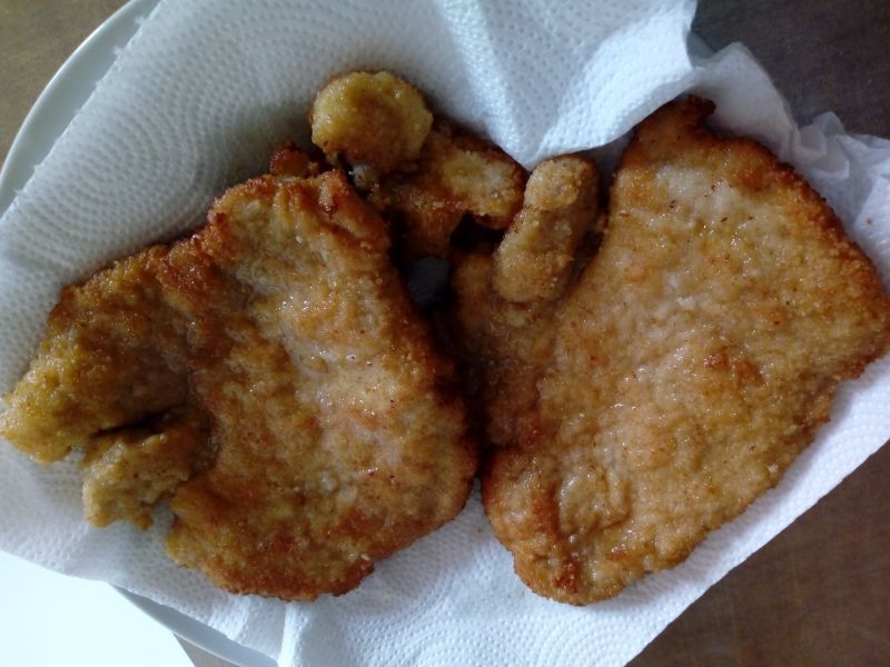 Schabowe w panierce z jogurtem