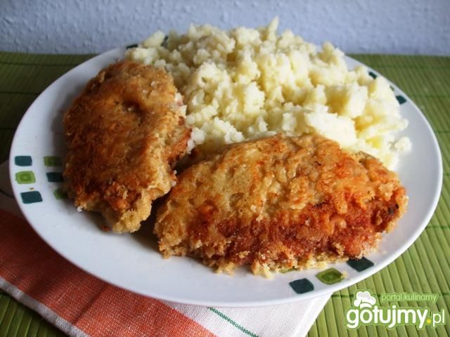 Schabowe w serowej panierce Schabowe w serowej panierce