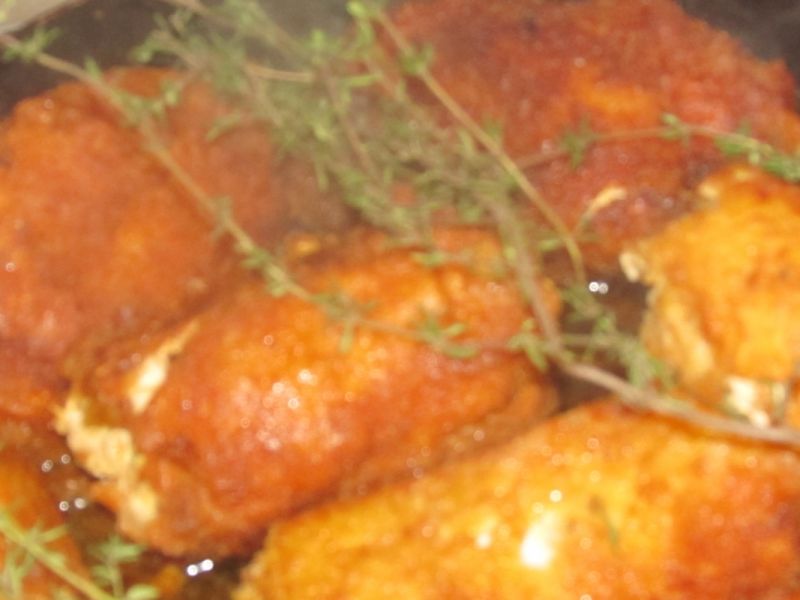 Schabowe z kabanosami