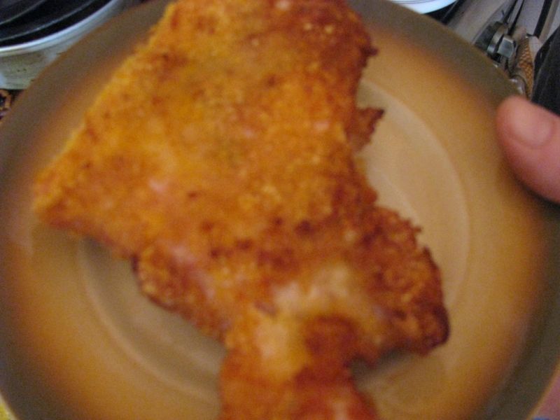 Schabowe z kurczaka w płatkach kukurydzianych