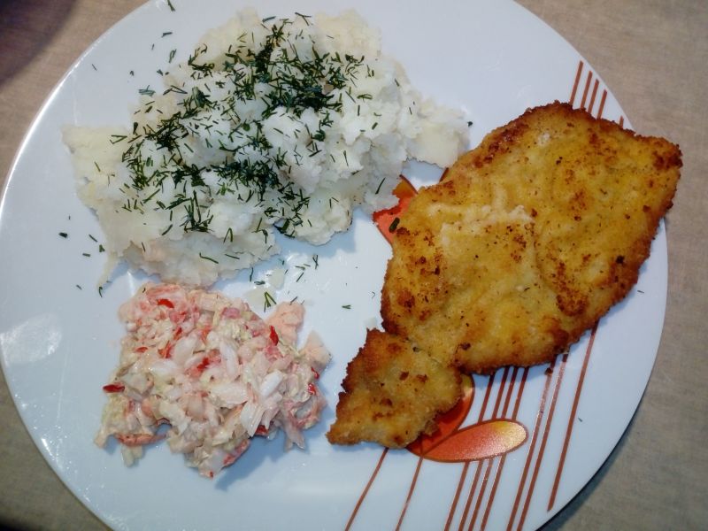 Schabowe z serkiem topionym Schabowe z serkiem topionym