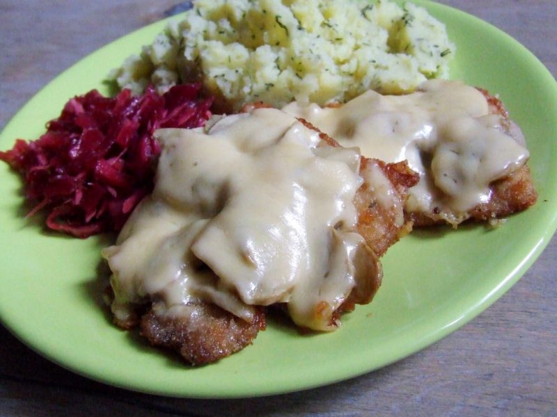 Schabowy pod pierzynką Schabowy pod pierzynką