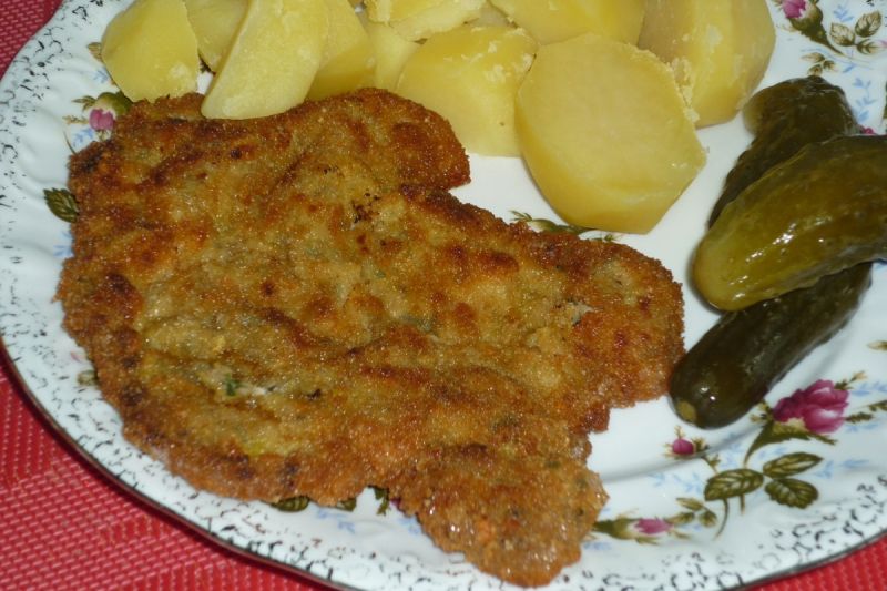 Schabowy smażony w tymianku Schabowy smażony w tymianku