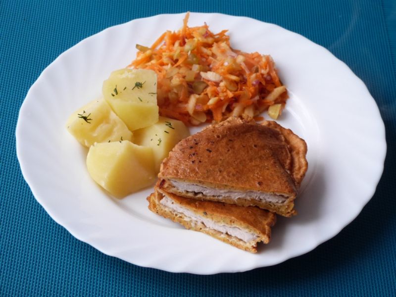 Schabowy w aromatycznym cieście Schabowy w aromatycznym cieście