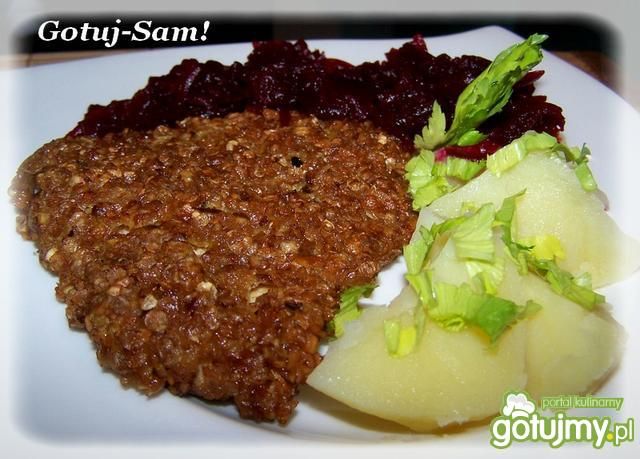 Schabowy w panierce gryczanej Schabowy w panierce gryczanej