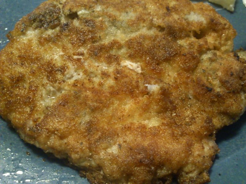 Schabowy z karkówki w tymiankowej panierce 