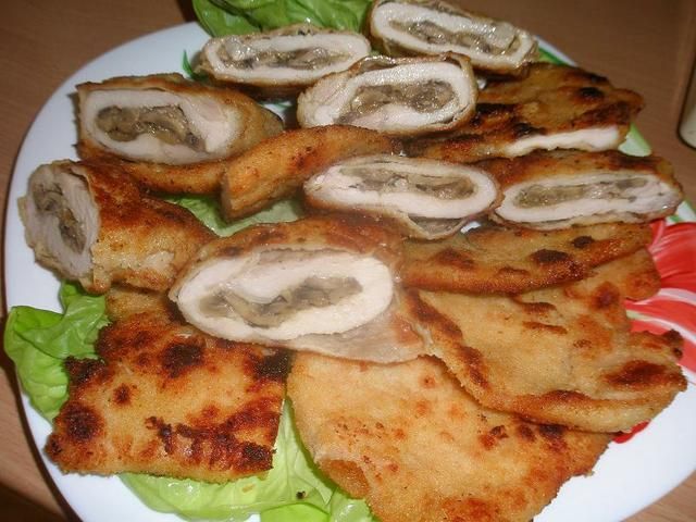 Schabowy z pieczarkami Schabowy z pieczarkami