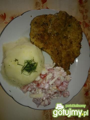 Schabowy z przyprawą czosnkową Schabowy z przyprawą czosnkową