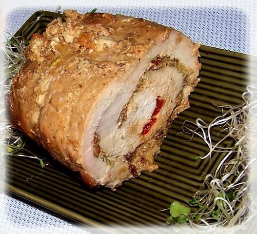 Schabowy zawijaniec z orientalną nutką.