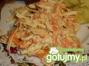 Selerowa surówka z jabłkiem i marchewką Selerowa surówka z jabłkiem i marchewką