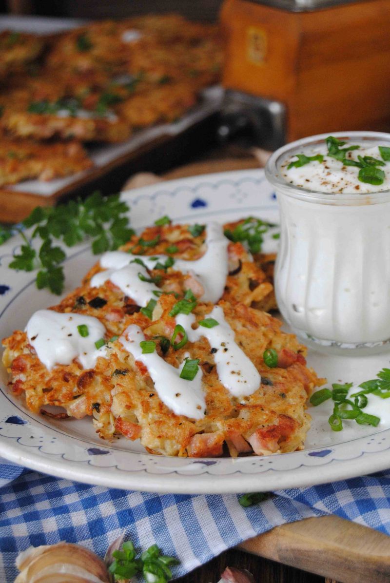 Selerowe racuszki z jogurtem Selerowe racuszki z jogurtem