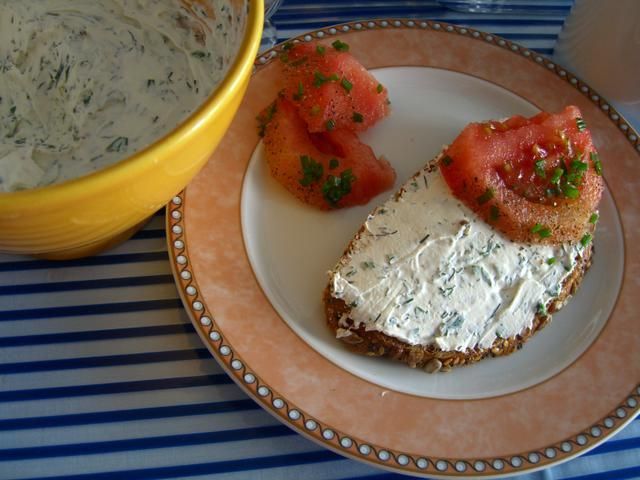 Ser Philadelphia z zielenina .....