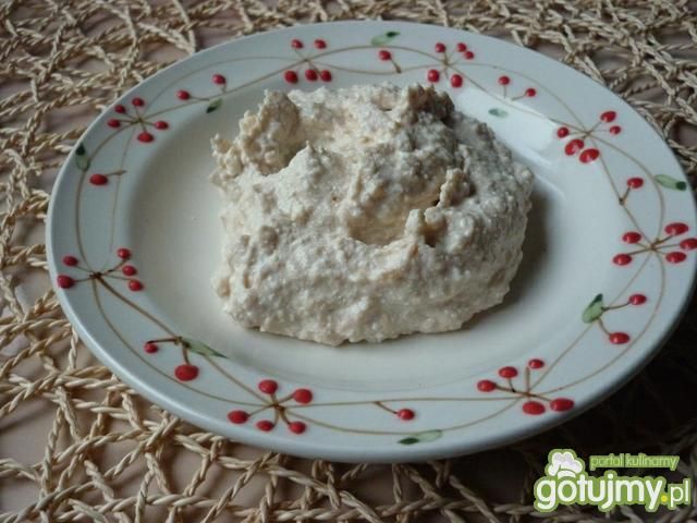 Ser twarogowy z przecierem owocowym. Ser twarogowy z przecierem owocowym.