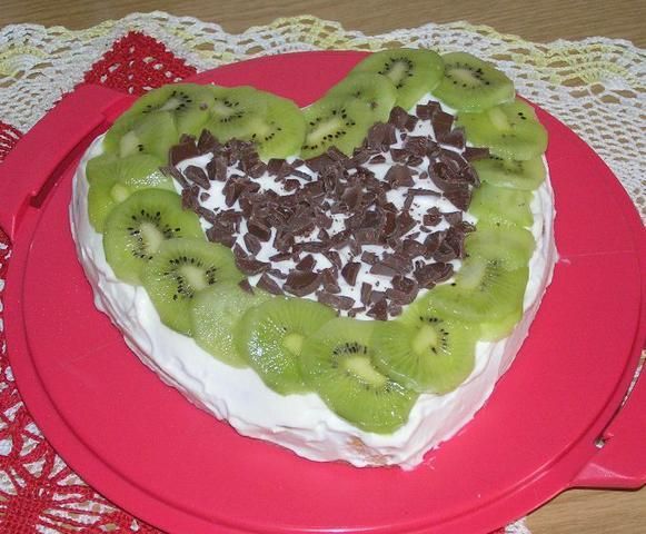 Serce z kiwi Serce z kiwi