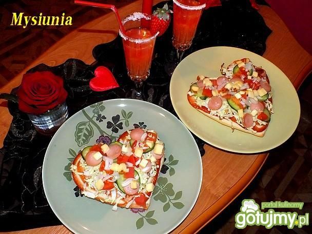 Serduszkowe pizzerinki na Walentynki Serduszkowe pizzerinki na Walentynki