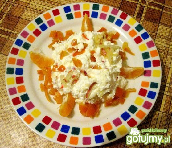 Serek pomarańczowo-jabłkowy