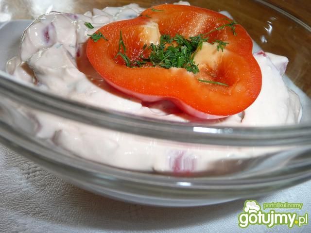 Serek wiejski z papryką