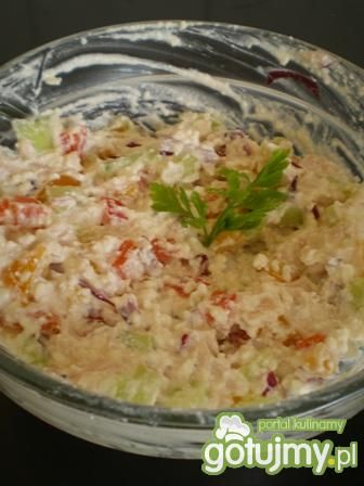 Serek z warzywami Serek z warzywami