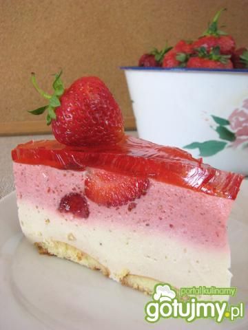 Serniczek jak dwa koktajle bez pieczenia Serniczek jak dwa koktajle bez pieczenia