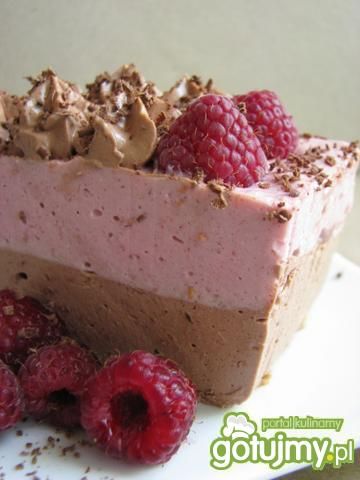 Serniczek malinowo-czekoladowy Serniczek malinowo-czekoladowy