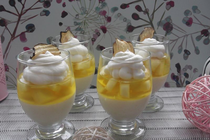 Serniczki na zimno z gruszką Serniczki na zimno z gruszką