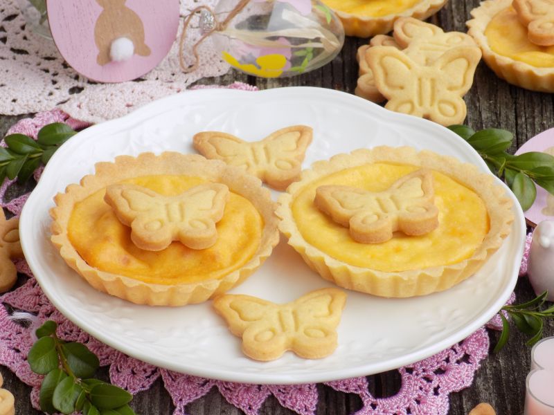 Serniczki w kruchych tartaletkach Serniczki w kruchych tartaletkach