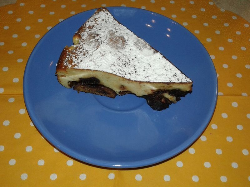 Sernik "9 minut" na pierniczkach nadziewanych