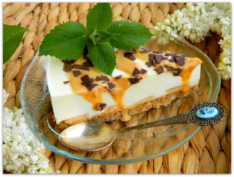 Sernik bananowo-karmelowy Sernik bananowo-karmelowy