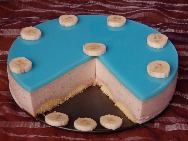 Sernik bananowy na zimno Sernik bananowy na zimno