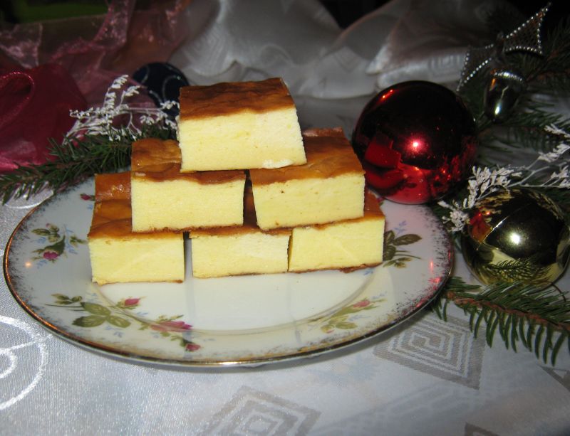 Sernik bez spodu Sernik bez spodu