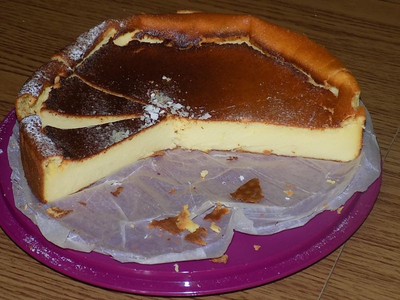 Sernik bez spodu Sernik bez spodu