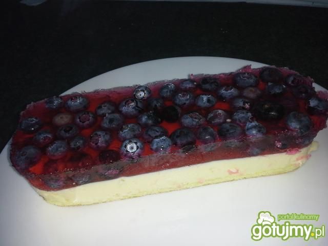 Sernik borówkowy na zimno Sernik borówkowy na zimno