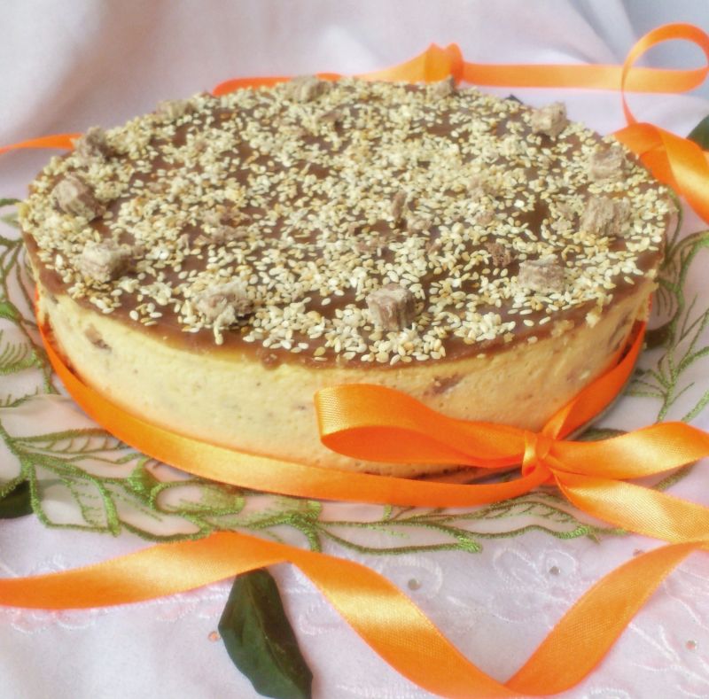 Sernik chałwowy wg Di