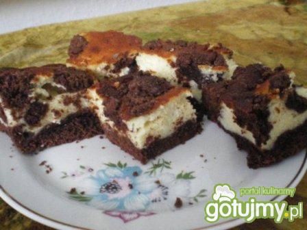 Sernik czarno-biały Sernik czarno-biały