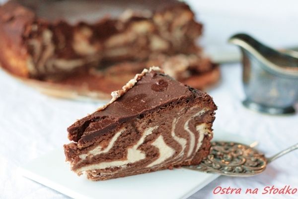 Sernik - czekoladowa zebra Sernik - czekoladowa zebra
