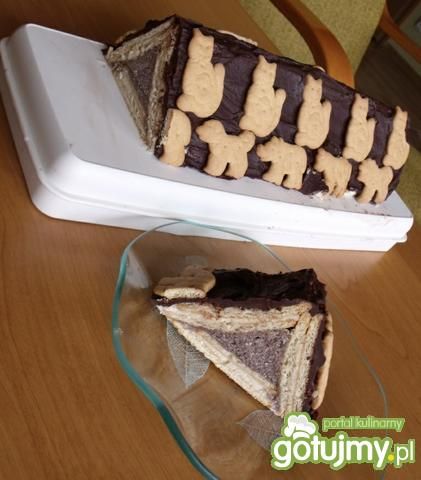 Sernik domek tiramisu Sernik domek tiramisu